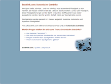 Tablet Screenshot of isodrink.com
